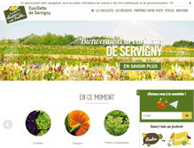 Tablet Screenshot of cueillettedeservigny.fr